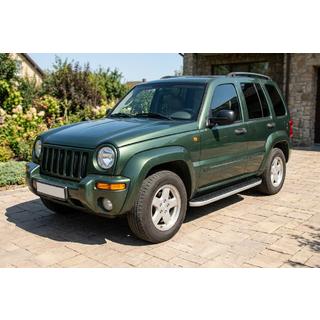Praguri Laterale Tayga Grey (2 buc, Aluminiu) Jeep Cherokee/Liberty 2002-2007 foto 1