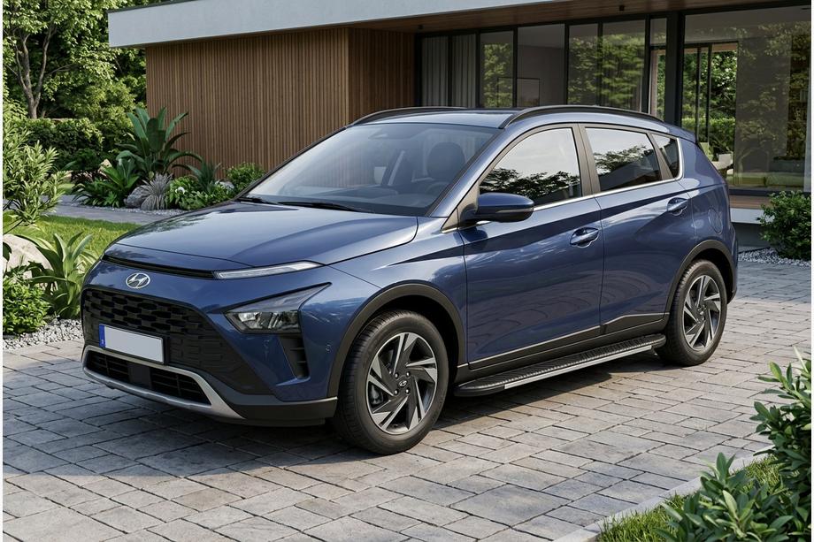 Hyundai Bayon 2021- Praguri Laterale Bosphore Grey (2 buc, Aluminiu) Image