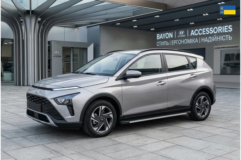 Hyundai Bayon 2021- Praguri Laterale Maya V1 (2 buc, Aluminiu) Image