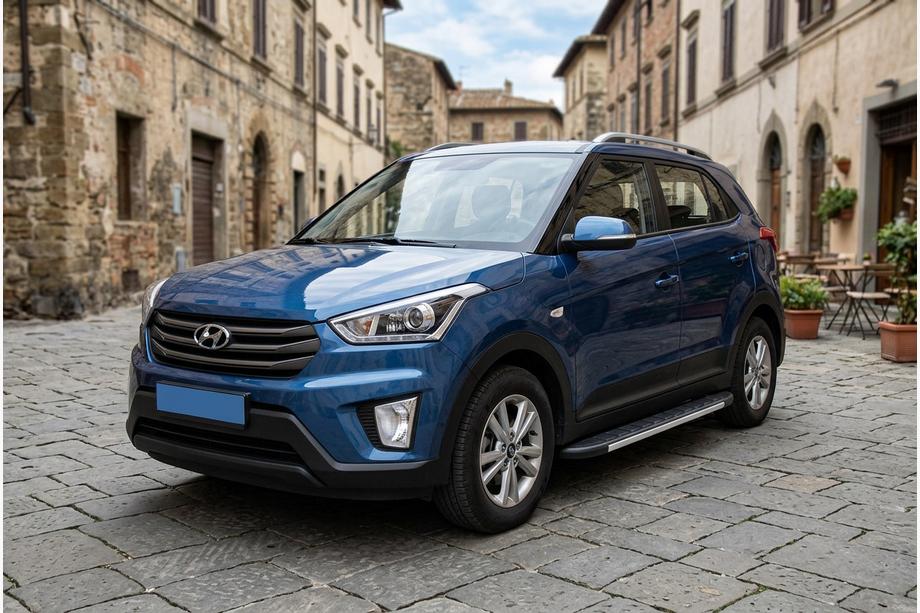 Hyundai Creta 2014-2020 Praguri Laterale Duru (2 buc, Aluminiu) Image