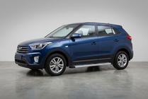 Hyundai Creta 2014-2020 Praguri Laterale Maya V2 (2 buc, Aluminiu) foto 2