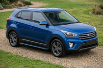 Hyundai Creta 2014-2020 Praguri Laterale Maya Blue (2 buc, Aluminiu) foto 1