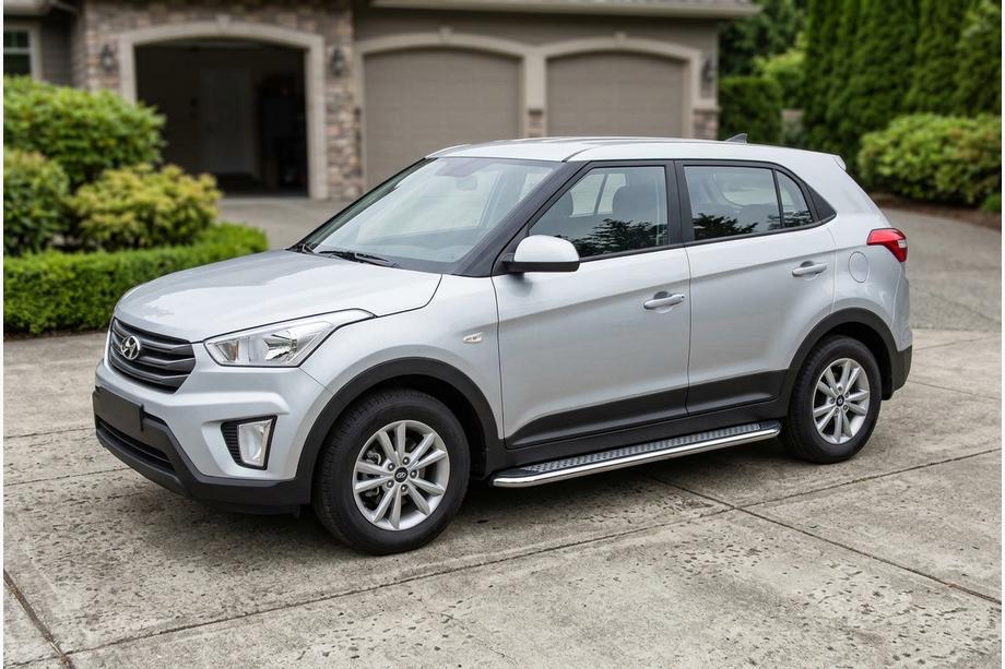 Hyundai Creta 2014-2020 Praguri Laterale Maydos V2 (2 buc, Aluminiu) Image
