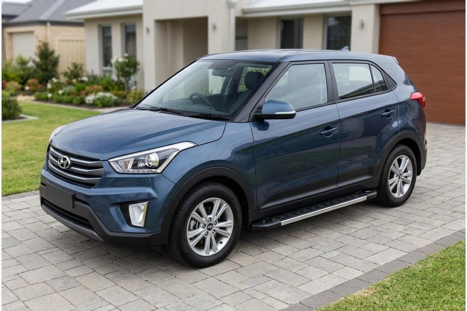 Hyundai Creta 2014-2020 Praguri Laterale RedLine (2 buc, Aluminiu) Image