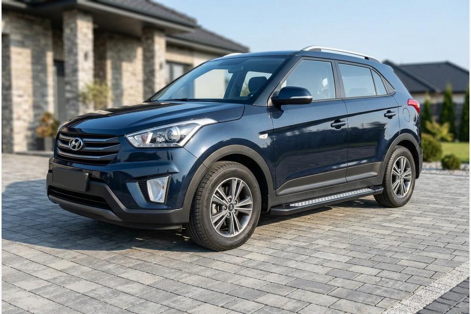 Hyundai Creta 2014-2020 Praguri Laterale Vision New Black (2 buc, Aluminiu) Image