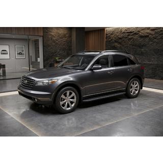 Praguri Laterale Bosphore Black (2 buc, Aluminiu) Infiniti FX 2003-2008 foto 1