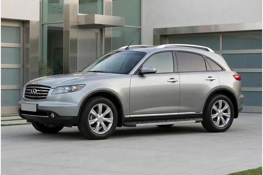 Infiniti FX 2003-2008 Praguri Laterale Duru (2 buc, Aluminiu) Image