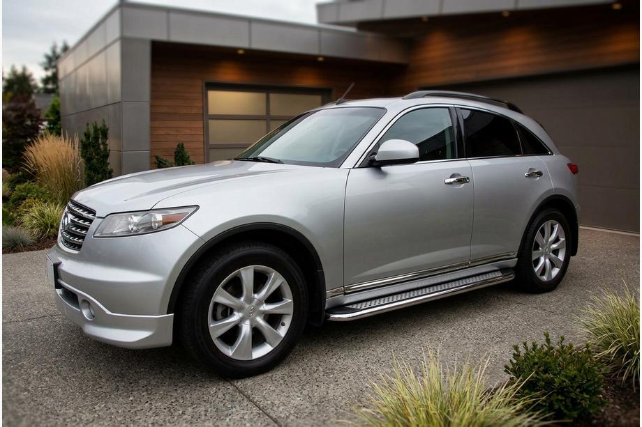 Infiniti FX 2003-2008 Praguri Laterale Maydos V2 (2 buc, Aluminiu) Image