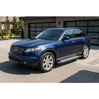 Praguri Laterale Rainbow (2 buc, Aluminiu) Infiniti FX 2003-2008 foto 1