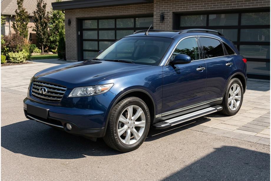 Infiniti FX 2003-2008 Praguri Laterale Rainbow (2 buc, Aluminiu) Image