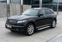 Infiniti FX 2003-2008 Praguri laterale Allmond Grey (2 buc, aluminiu) foto 1