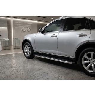 Praguri Laterale BlackLine (2 buc, Aluminiu) Infiniti FX 2003-2008 foto 1