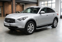 Infiniti FX 2003-2008 Praguri Laterale Tayga Grey (2 buc, Aluminiu) foto 1