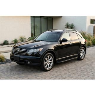 Praguri Laterale Tayga Black (2 buc, Aluminiu) Infiniti FX 2003-2008 foto 1