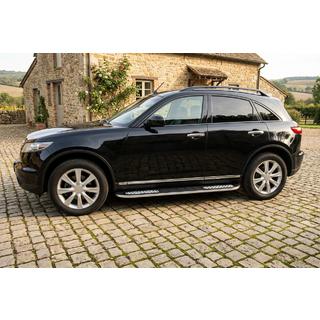 Praguri Laterale Tayga V2 (2 buc, Aluminiu) Infiniti FX 2003-2008 foto 1