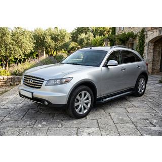 Praguri Laterale Vision New Black (2 buc, Aluminiu) Infiniti FX 2003-2008 foto 1