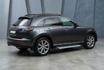 Infiniti FX 2003-2008 Praguri Laterale Vision New Grey (2 buc, Aluminiu) foto 1