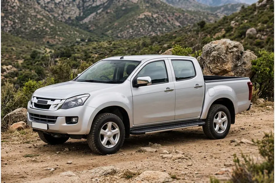 Isuzu D-Max 2011-2019 Praguri Laterale Bosphore Grey (2 buc, Aluminiu) Image