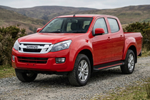 Isuzu D-Max 2011-2019 Praguri Laterale Maya Red (2 buc, Aluminiu) foto 1