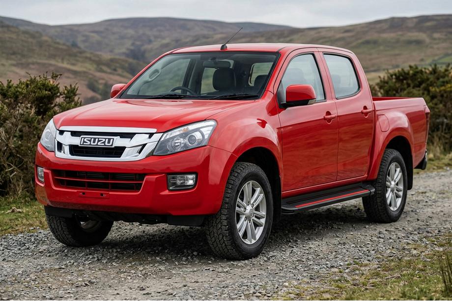 Isuzu D-Max 2011-2019 Praguri Laterale Maya Red (2 buc, Aluminiu) Image