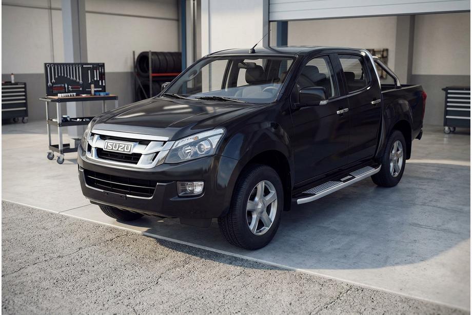 Isuzu D-Max 2011-2019 Praguri Laterale Mevsim Grey (2 buc, Aluminiu) Image