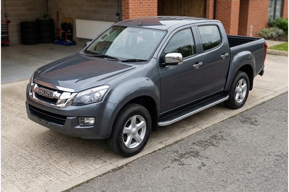 Isuzu D-Max 2011-2019 Praguri Laterale Tayga Grey (2 buc, Aluminiu) Image