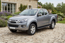 Isuzu D-Max 2011-2019 Praguri Laterale Tayga Black (2 buc, Aluminiu) foto 1
