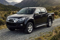 Isuzu D-Max 2011-2019 Praguri Laterale Vision New Black (2 buc, Aluminiu) foto 1