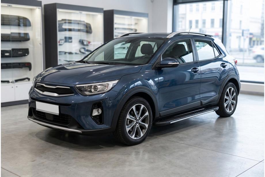 Kia Stonic 2017- Praguri laterale Bosphorus Grey (2 buc, aluminiu) Image