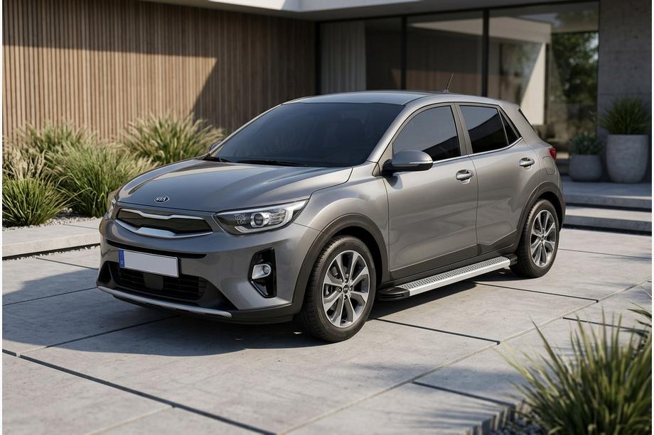 Kia Stonic 2017- Praguri Laterale Maya V2 (2 buc, Aluminiu) Image