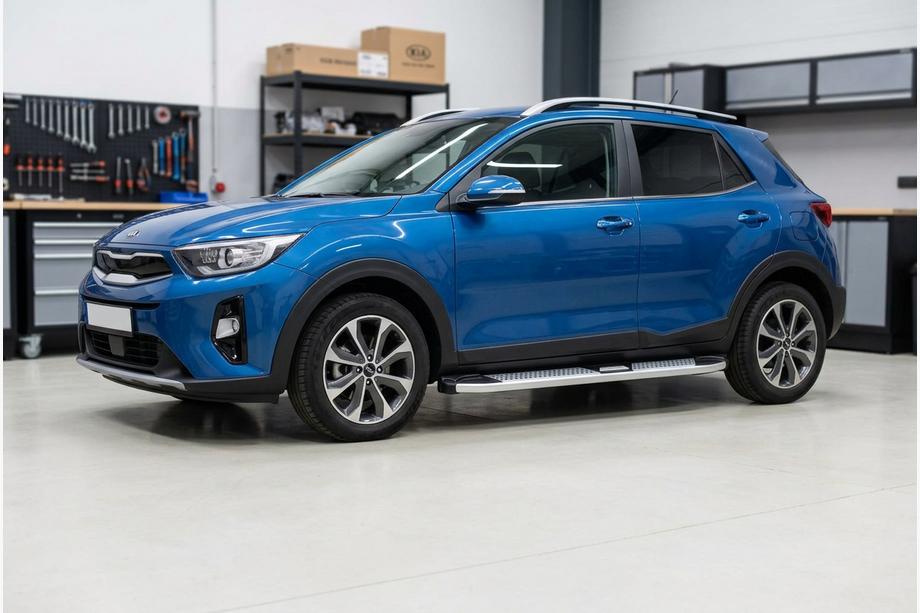 Kia Stonic 2017- Praguri Laterale Mevsim Grey (2 buc, Aluminiu) Image