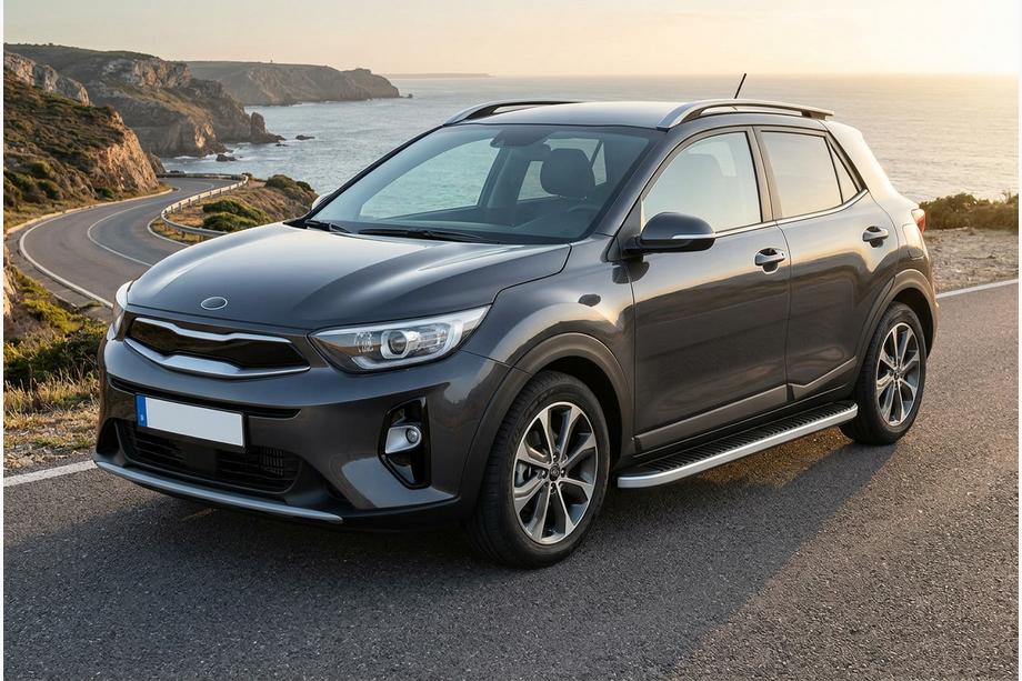 Kia Stonic 2017- Praguri Laterale Tayga Grey (2 buc, Aluminiu) Image