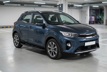 Kia Stonic 2017- Praguri Laterale Tayga Black (2 buc, Aluminiu) foto 1