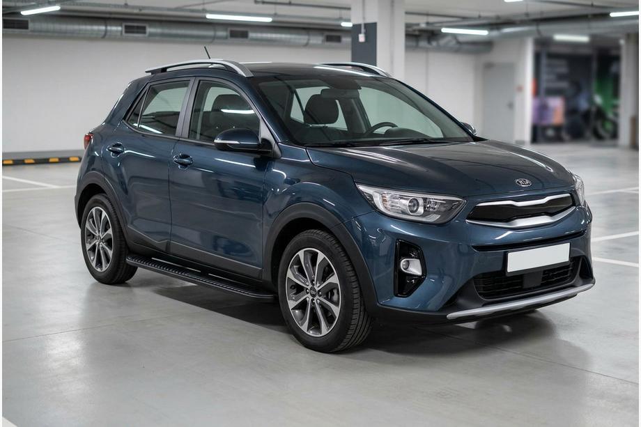 Kia Stonic 2017- Praguri Laterale Tayga Black (2 buc, Aluminiu) Image