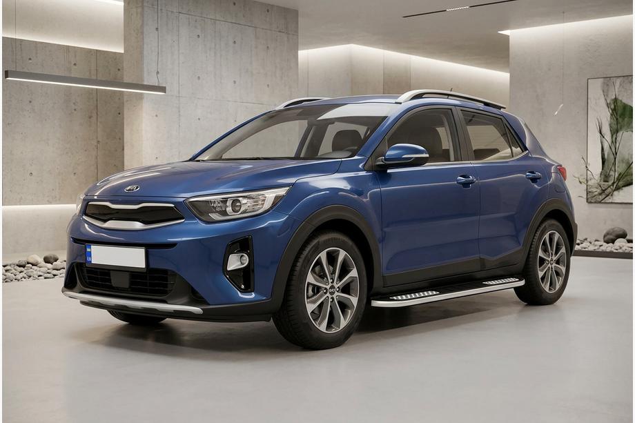 Kia Stonic 2017- Praguri Laterale Tayga V2 (2 buc, Aluminiu) Image
