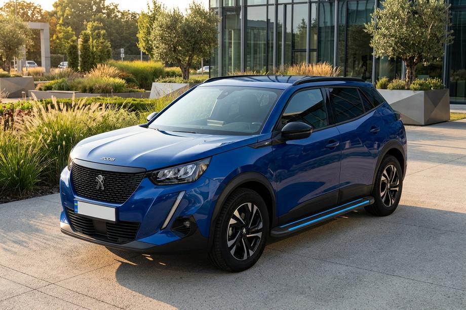 Peugeot 2008 2019- Praguri Laterale Maya Blue (2 buc, Aluminiu) Image