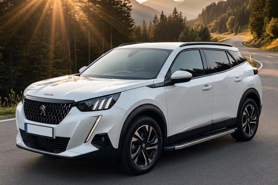 Peugeot 2008 2019- Praguri Laterale BlackLine (2 buc, Aluminiu) Image