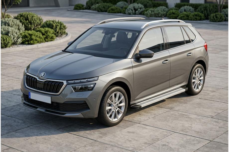 Skoda Kamiq 2019- Praguri Laterale Maya V2 (2 buc, Aluminiu) Image