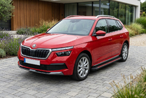 Skoda Kamiq 2019- Praguri Laterale Maya Red (2 buc, Aluminiu) foto 1