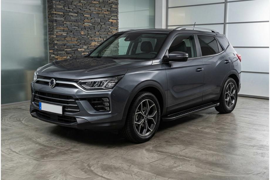 SsangYong Korando 2019- Praguri Laterale Allmond Black (2 buc, Aluminiu) Image