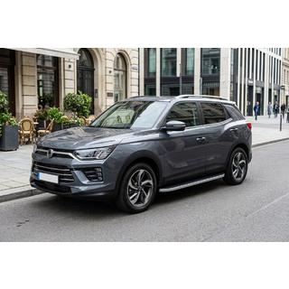 Praguri Laterale Tayga Grey (2 buc, Aluminiu) SsangYong Korando 2019- foto 1