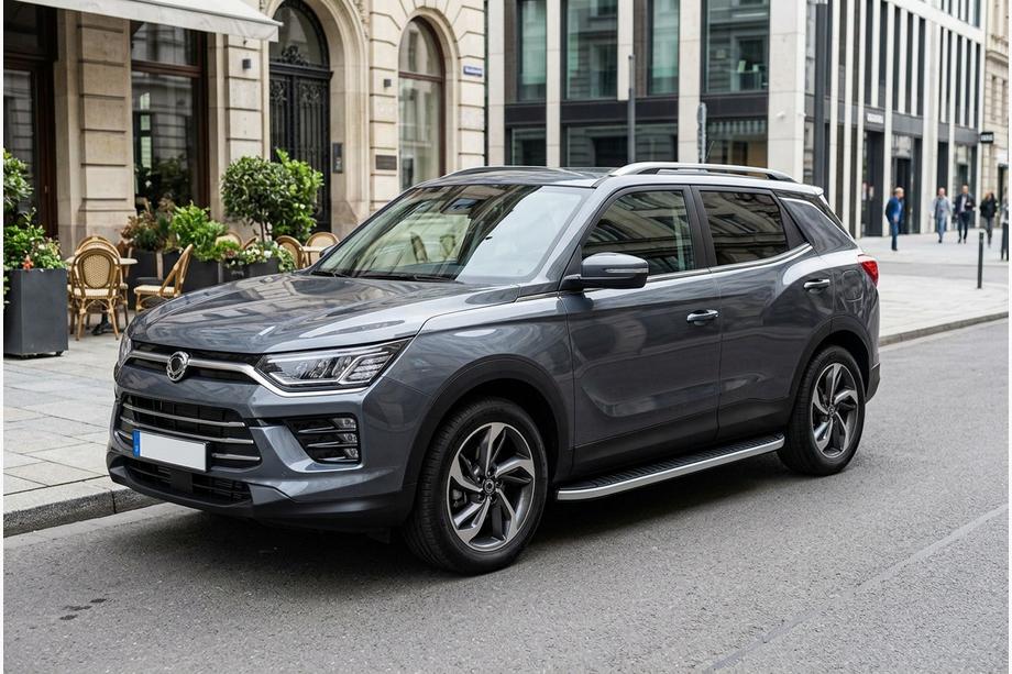 SsangYong Korando 2019- Praguri Laterale Tayga Grey (2 buc, Aluminiu) Foto 1
