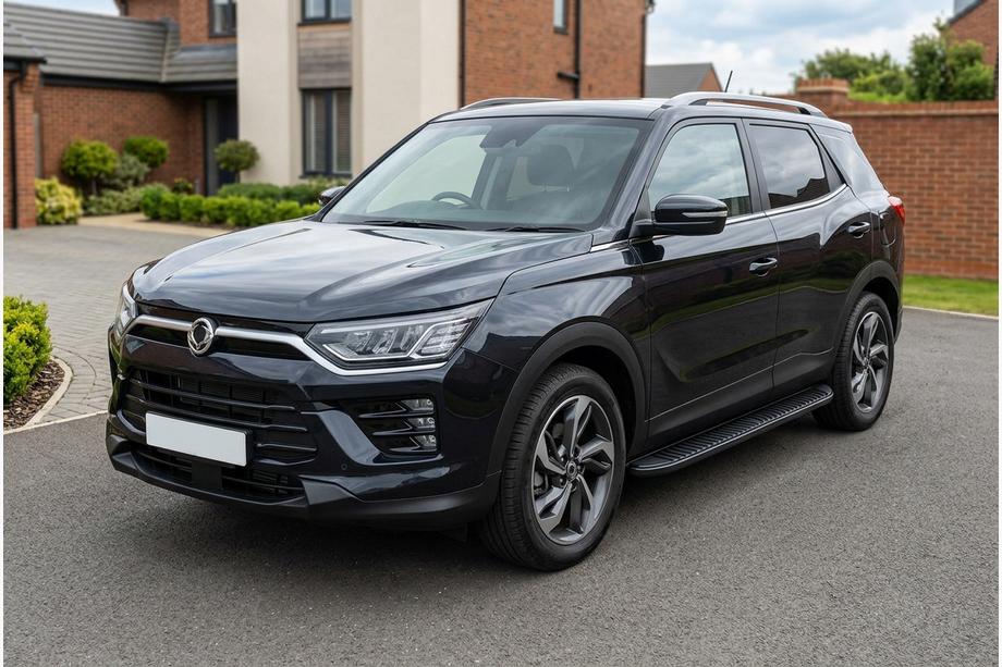 SsangYong Korando 2019- Praguri Laterale Tayga Black (2 buc, Aluminiu) Foto 1