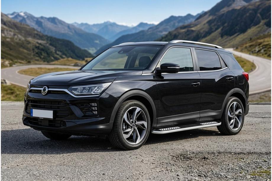 SsangYong Korando 2019- Praguri Laterale Tayga V2 (2 buc, Aluminiu) Image