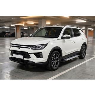 Praguri Laterale Vision New Grey (2 buc, Aluminiu) SsangYong Korando 2019- foto 1