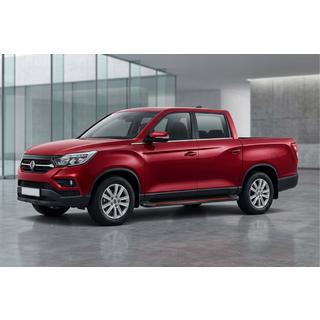 Praguri Laterale Maya Red (2 buc, Aluminiu) SsangYong Musso ІІ 2018- foto 1