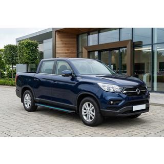 Praguri Laterale Maya Blue (2 buc, Aluminiu) SsangYong Musso ІІ 2018- foto 1