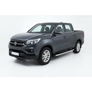 Praguri Laterale BlackLine (2 buc, Aluminiu) SsangYong Musso ІІ 2018- foto 1