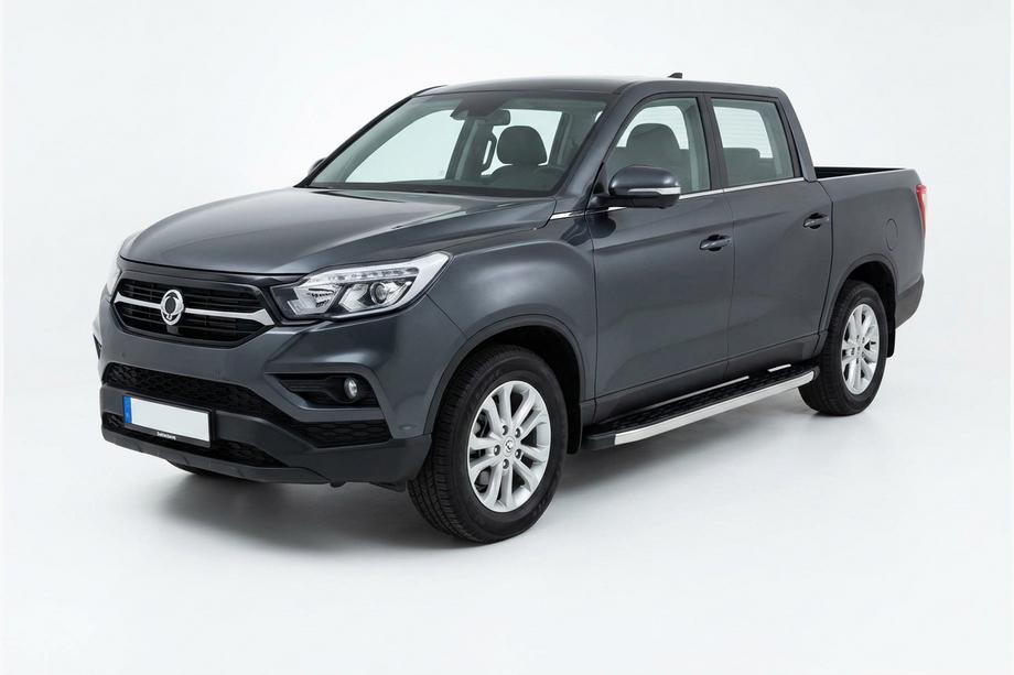 SsangYong Musso II 2018– Praguri Laterale BlackLine (2 buc, Aluminiu) Foto 1
