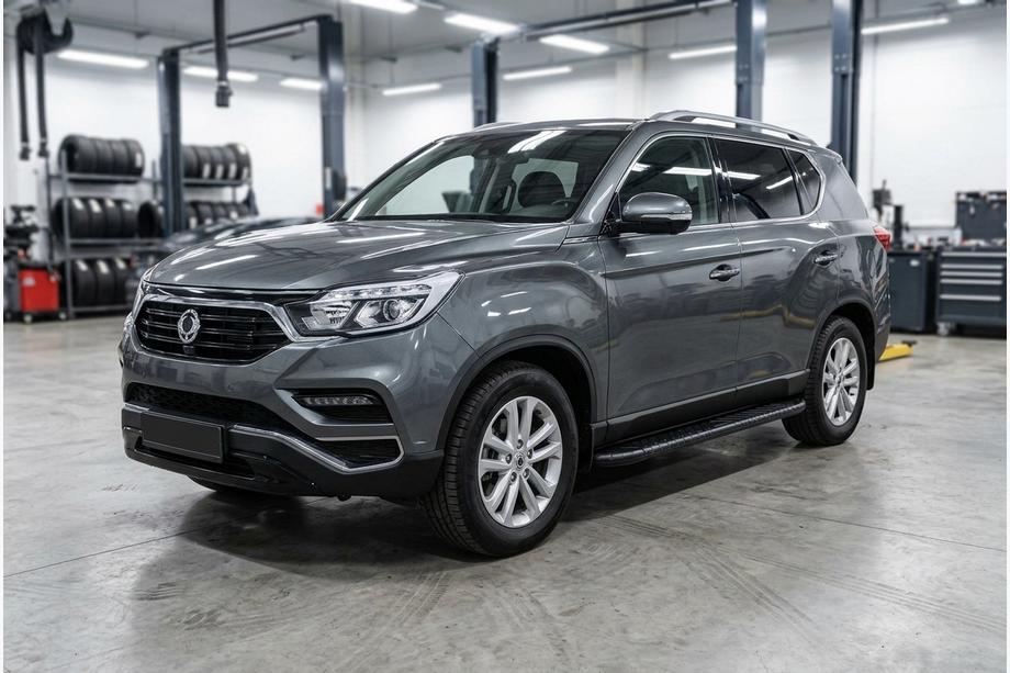SsangYong Rexton II 2017- Praguri Laterale Bosphore Black (2 buc, Aluminiu) Image